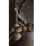 A6: Dahliaknol deco bord 20x55 cm per 2 stuks