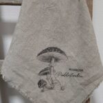 B Shabby doek Herfst paddenstoelen