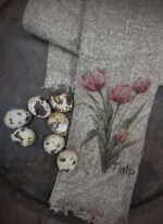 Lint shabby Roze tulp