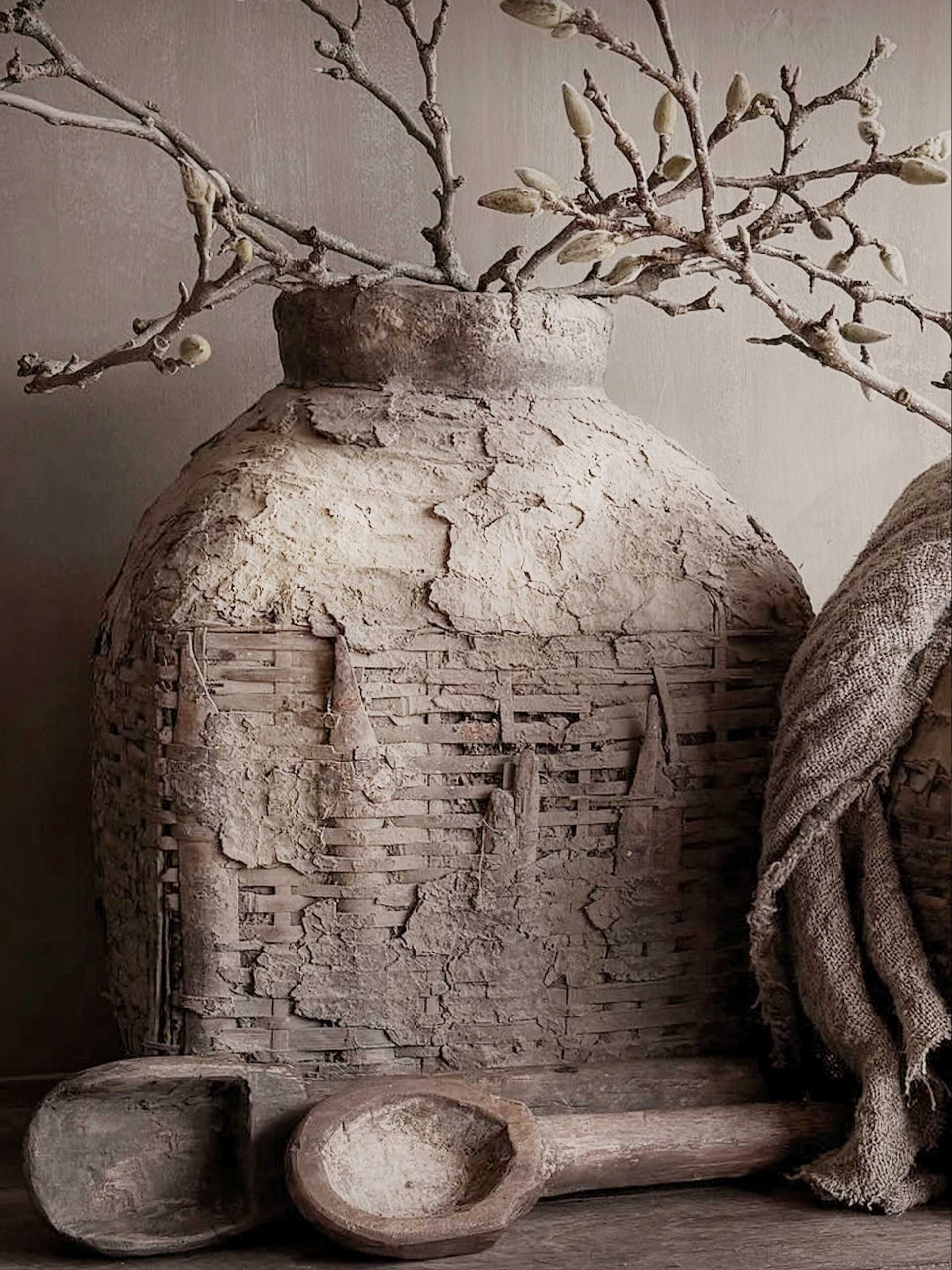 B43-leemmand-houten-lepels B43 decobordje Leemmand - Afbeelding 1