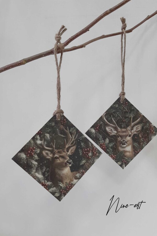 Mini deco hanger Ree met krans - Afbeelding 3