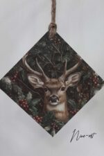 Mini deco hanger Ree met krans - Afbeelding 2