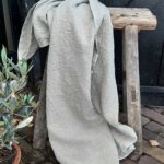 Plaid softstone linnen 85x100