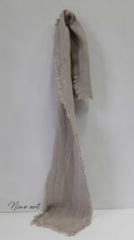 Grof vlaslinnen band 25x145cm - Afbeelding 2