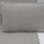 Grof vlaslinnen kussen 30x50cm