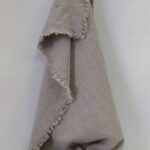 Grof vlaslinnen plaid 100x150cm