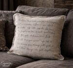 Shabby kussen 50x50 Tekst - Afbeelding 3