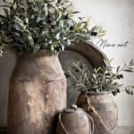 Wisselprint Olijven in houten pot