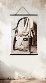 L38 de antieke stoel met tulp  XL - Afbeelding 2