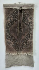 Wandhanger kelim oud bruin