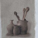 Shabby lap Potten en lepels