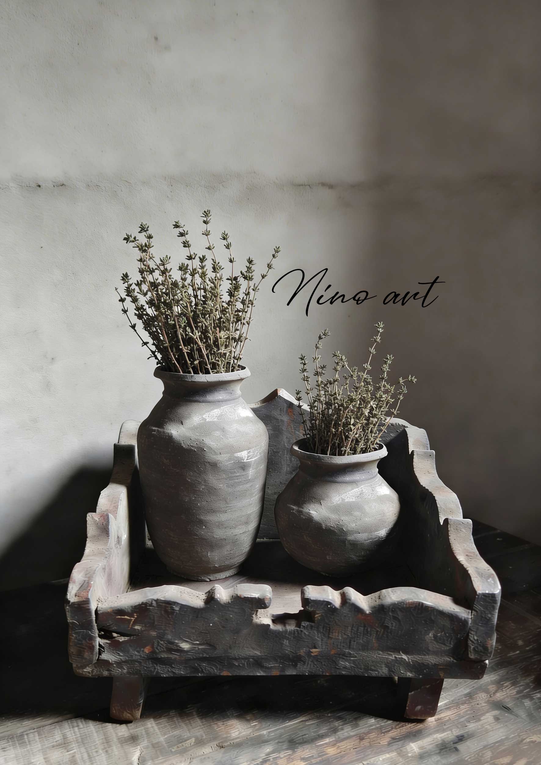 wissekaart-gijze-potjes-gedroogd-tijm Wisselprint Gedroogde tijm - Afbeelding 1