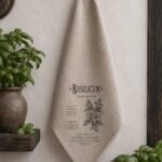 K Shabby doek keukenkruiden Basilicum