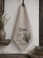 K shabby doek Keukenkruiden Tijm