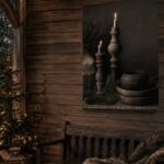 Winterposter de houten Schaaltjes