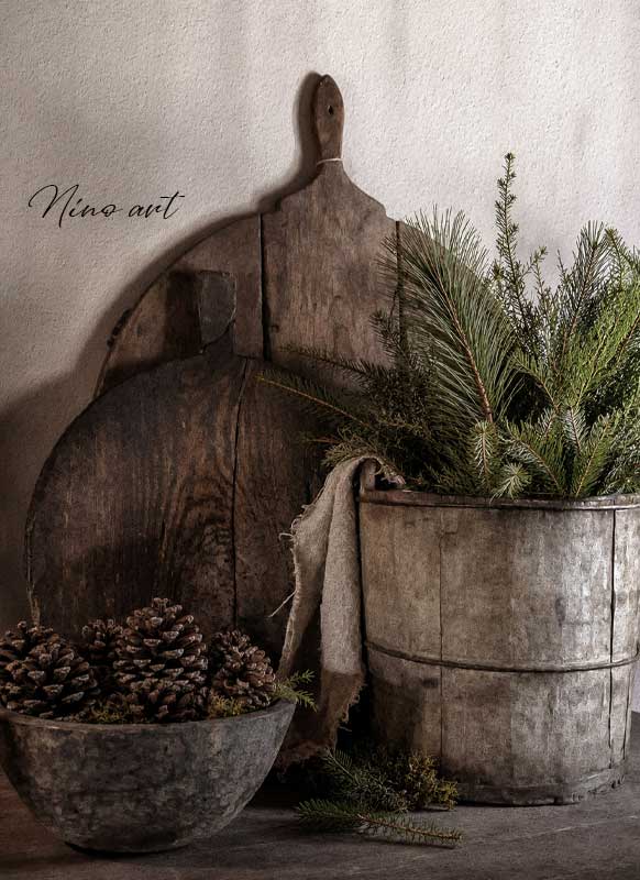 X14-het-keukenaanrecht X14 Kerst keuken tafereel - Afbeelding 1