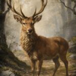 X15 Rendier in het bos