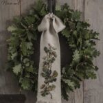 Shabby linnen Lint Herfst eikeltjes