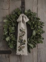 Shabby linnen Lint Herfst eikeltjes