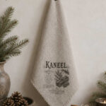 Shabby doek Kaneel