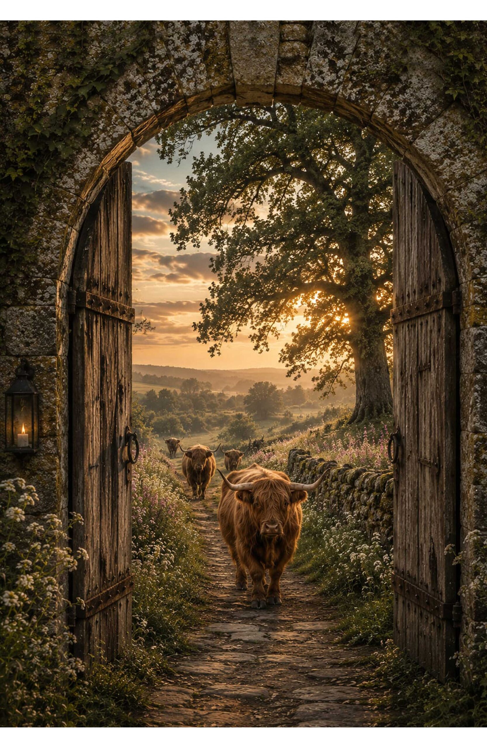 tuinposter-hooglander poort 2 C01 Tuinposter Hooglander poort 2 - Afbeelding 1