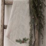 Shabby doek gekleurde Dennenappel