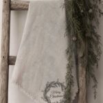 Shabby doek krans Merry Christmas