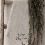 Shabby doek Merry Christmas primitief