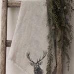 Shabby doek rustiek rendier