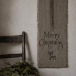 Wanddoek shabby small Merry Christmas