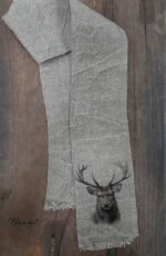 Shabby linnen lint Rendier - Image 2