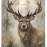 Winterposter Rendier