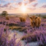 C27 tuinposter Heide landschap
