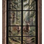 210B tuinposter raamzicht Bosmagie