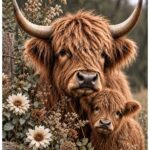 C221 Tuinposter Moeder en dochter